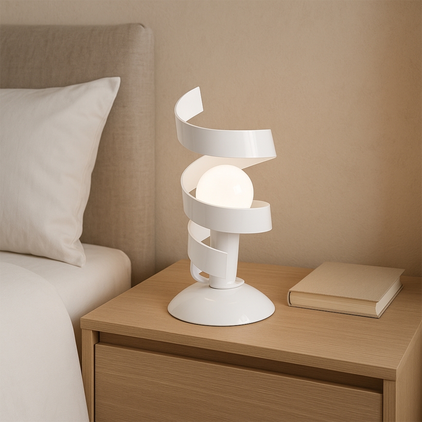 ONLI - Lámpara de mesa ZOE 1xE14/6W/230V 22 cm blanco