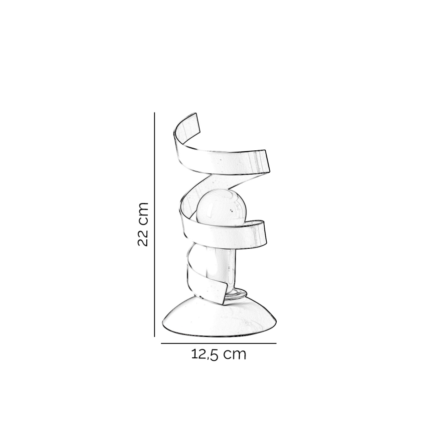 ONLI - Lámpara de mesa ZOE 1xE14/6W/230V 22 cm blanco