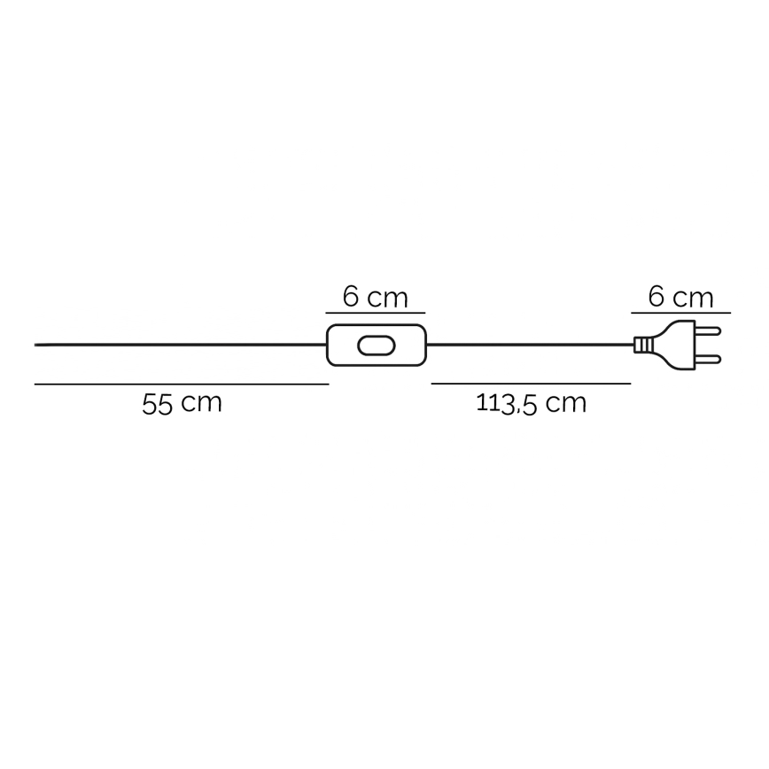 ONLI - Lámpara de mesa ZOE 1xE14/6W/230V 22 cm blanco