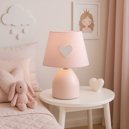 ONLI - Lámpara infantil TITTA 1xE14/6W/230V 20 cm rosa