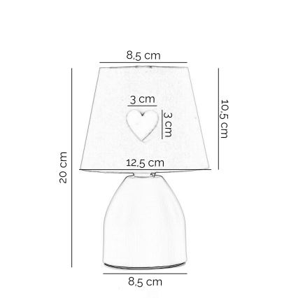 ONLI - Lámpara infantil TITTA 1xE14/6W/230V 20 cm rosa