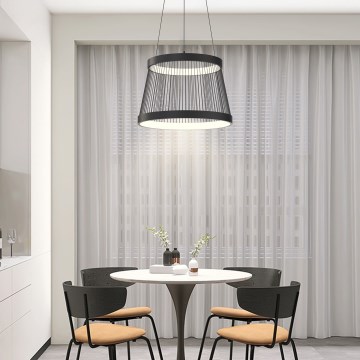 ONLI - Lámpara LED colgante MATE LED/40W/230V 4000K negro