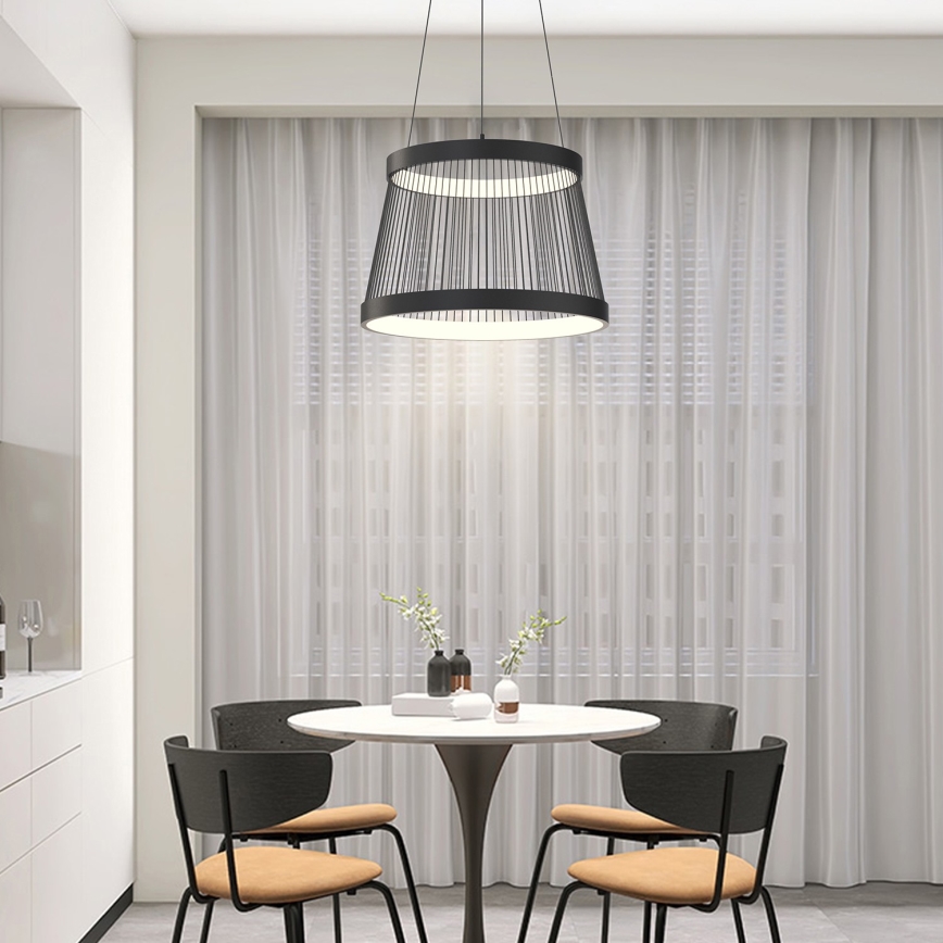 ONLI - Lámpara LED colgante MATE LED/40W/230V 4000K negro