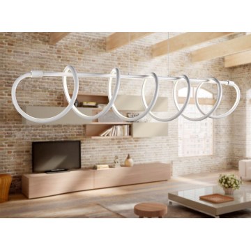 ONLI - Lámpara LED colgante SPIRALE LED/72W/230V 3000K blanco