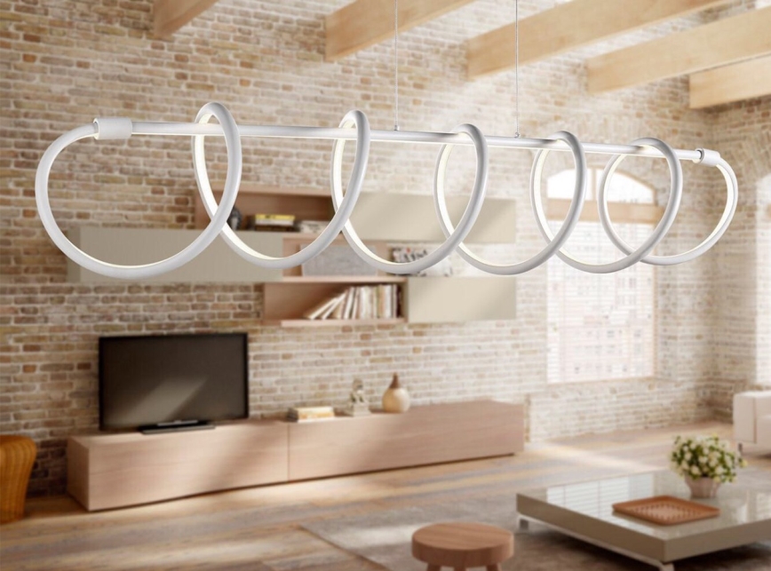 ONLI - Lámpara LED colgante SPIRALE LED/72W/230V 3000K blanco
