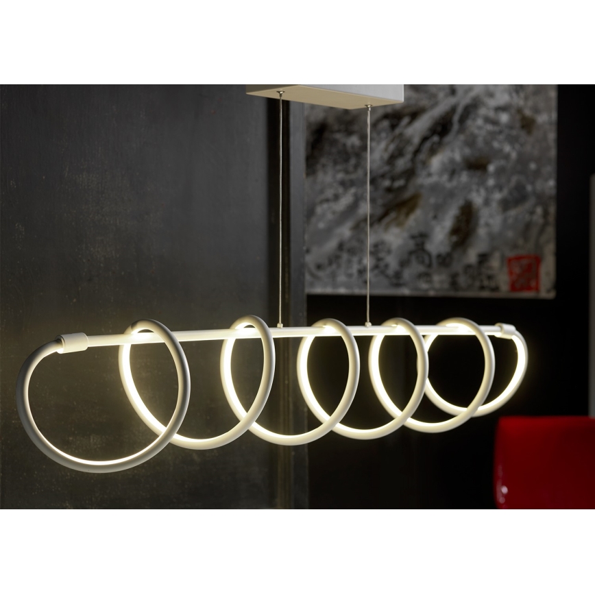 ONLI - Lámpara LED colgante SPIRALE LED/72W/230V 3000K blanco