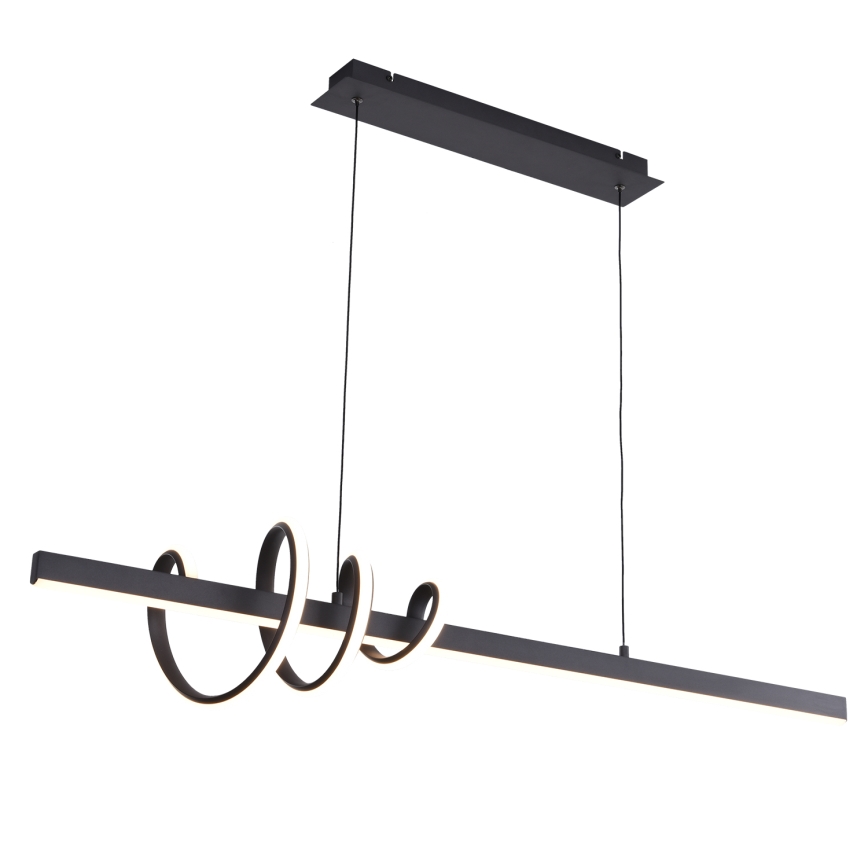 ONLI - Lámpara LED colgante SWING LED/30W/230V 4000K negro