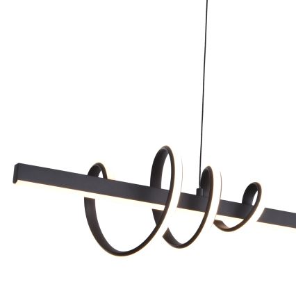 ONLI - Lámpara LED colgante SWING LED/30W/230V 4000K negro