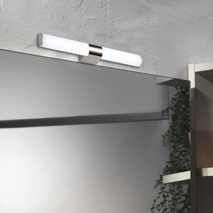 ONLI - Lámpara LED de cuadro OBUT LED/8W/230V 4000K cromo mate