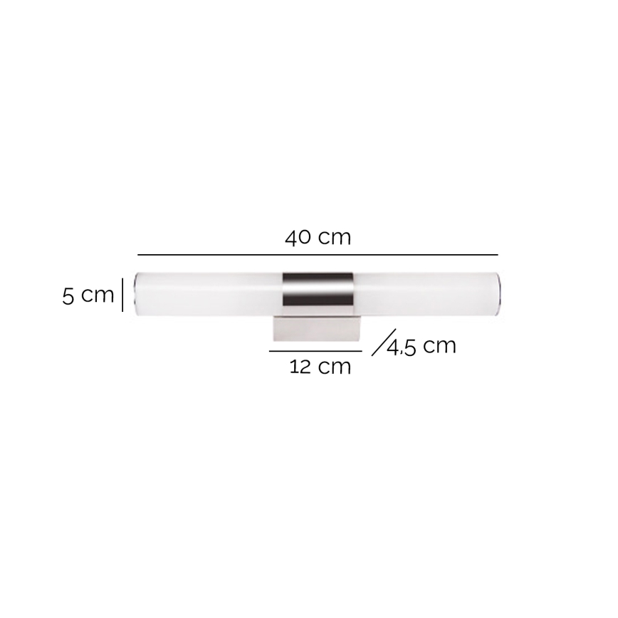ONLI - Lámpara LED de cuadro OBUT LED/8W/230V 4000K cromo mate