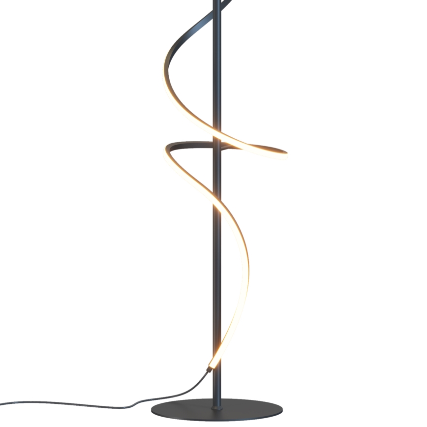ONLI - Lámpara LED de pie TWIST LED/24W/230V 4000K negro
