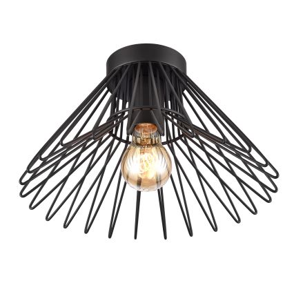 ONLI - Plafón DUCCIO 1xE27/22W/230V diá. 30 cm negro