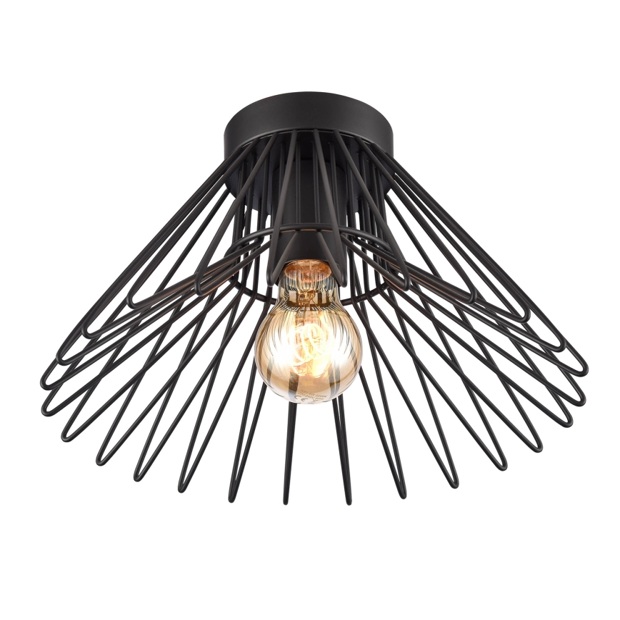 ONLI - Plafón DUCCIO 1xE27/22W/230V diá. 30 cm negro