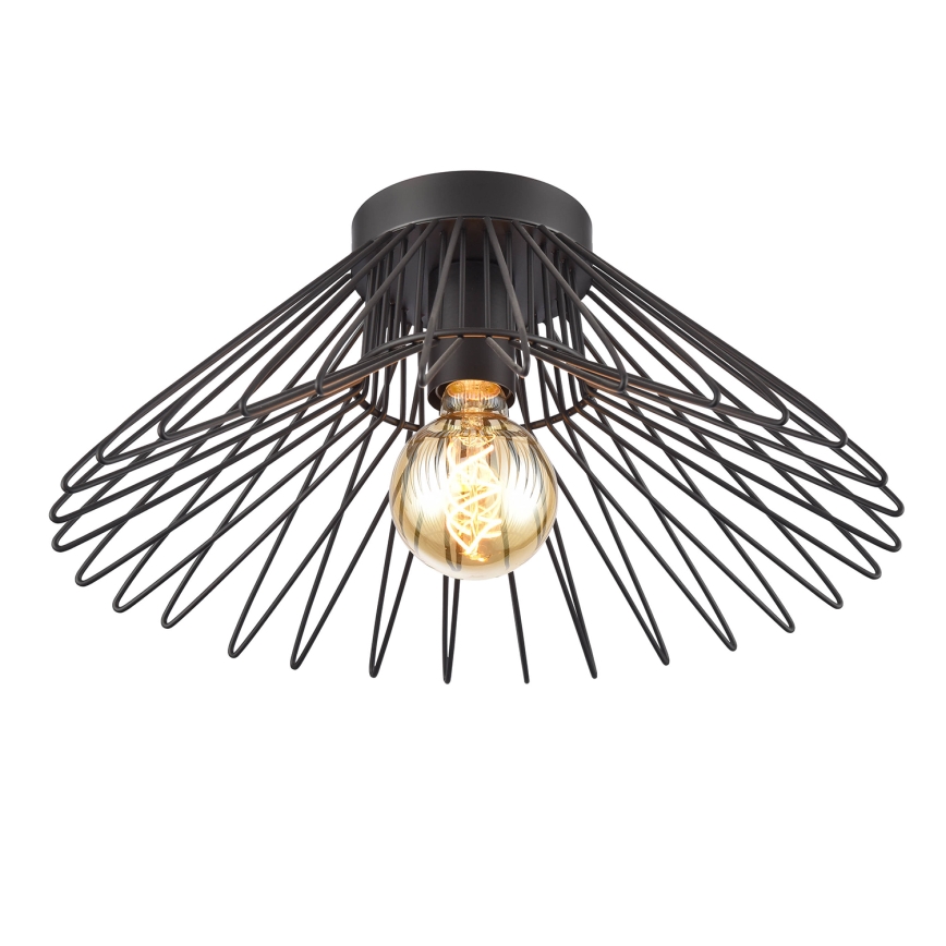 ONLI - Plafón DUCCIO 1xE27/22W/230V diá. 60 cm negro