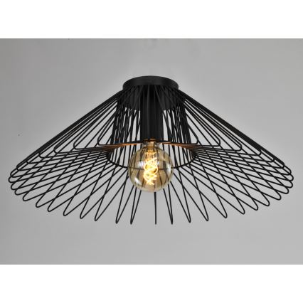 ONLI - Plafón DUCCIO 1xE27/22W/230V diá. 60 cm negro