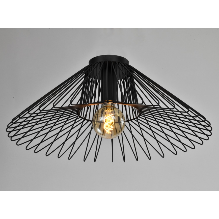 ONLI - Plafón DUCCIO 1xE27/22W/230V diá. 60 cm negro