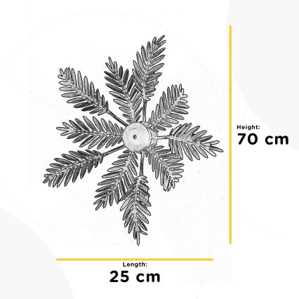ONLI - Plafón FELCE 5xE14/6W/230V bronce