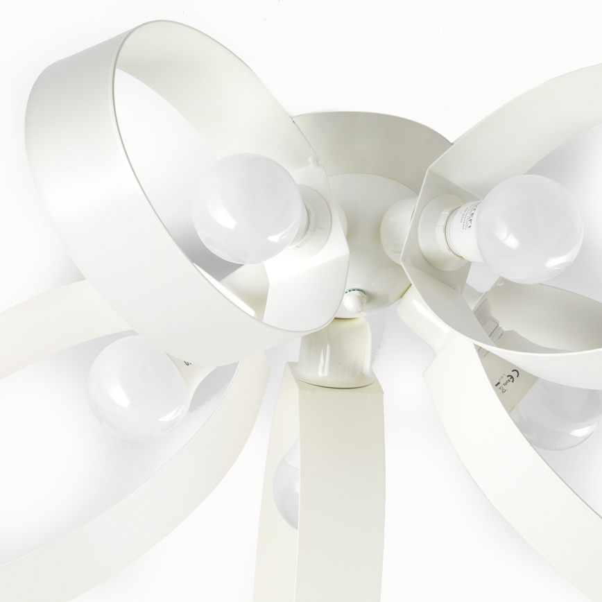 ONLI - Plafón SERENA 5xE14/6W/230V blanco