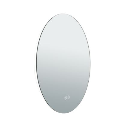 Espejo de pared LED calefactado para baño con retroiluminación FOCUS LED/18W/230V 3000/4200/6000K d. 45 cm IP44