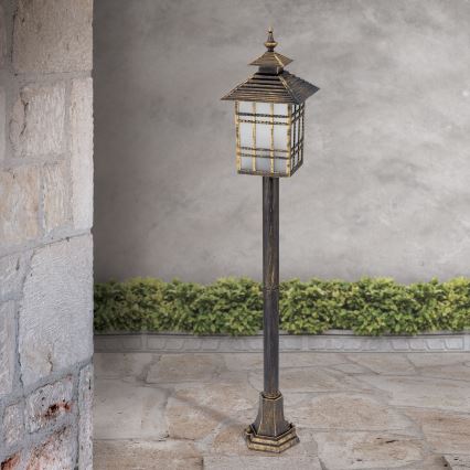Lámpara de exterior KIKO 1xE27/11W/230V IP44 bronce/pátina