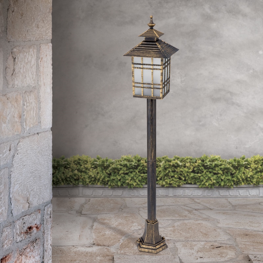Lámpara de exterior KIKO 1xE27/11W/230V IP44 bronce/pátina