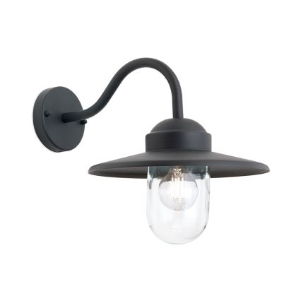 Aplique de exterior EDWARD 1xE27/60W/230V IP44 negro