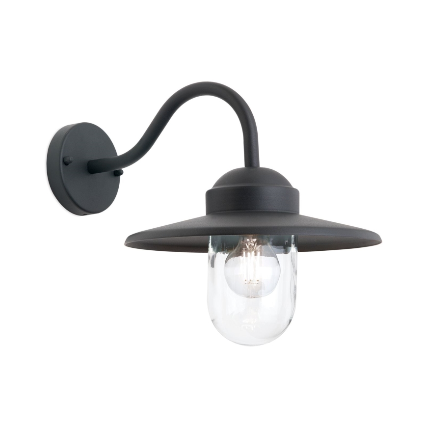 Aplique de exterior EDWARD 1xE27/60W/230V IP44 negro