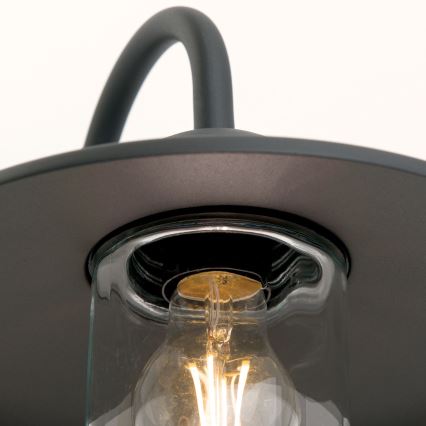 Aplique de exterior EDWARD 1xE27/60W/230V IP44 negro