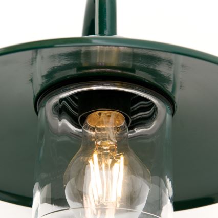 Aplique de exterior EDWARD 1xE27/60W/230V IP44 verde