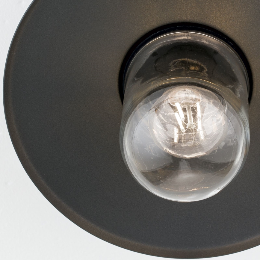 Lámpara de araña para exteriores EDWARD 1xE27/60W/230V IP44 negro