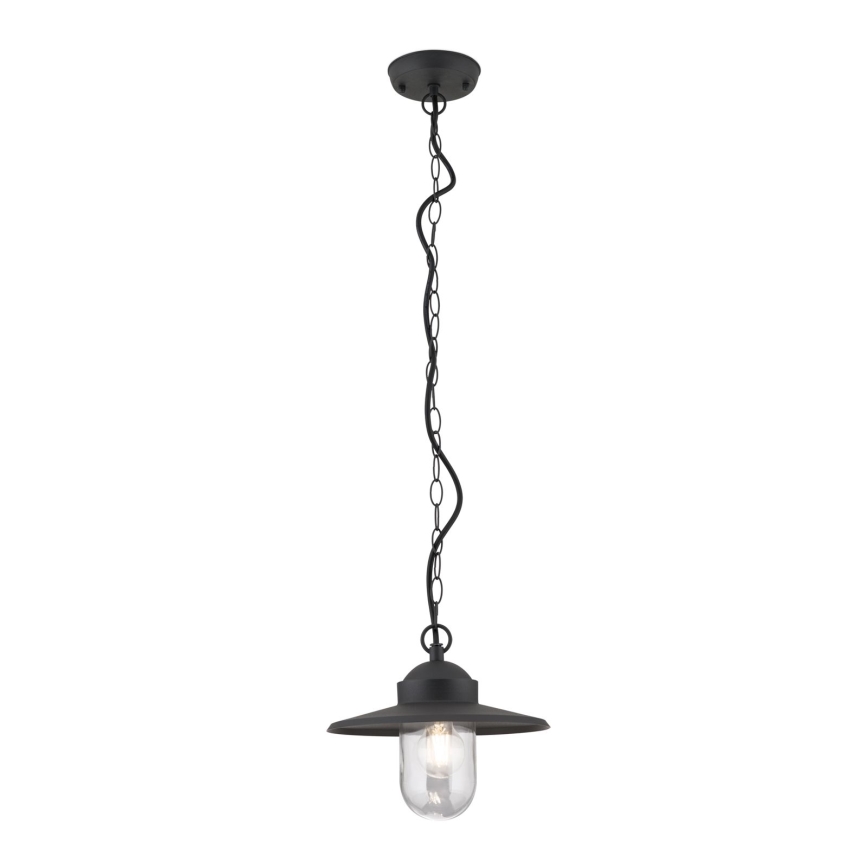 Lámpara colgante de exterior EDWARD 1xE27/60W/230V IP44 negro
