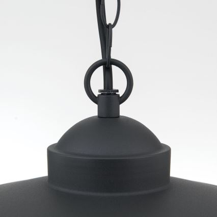 Lámpara colgante de exterior EDWARD 1xE27/60W/230V IP44 negro