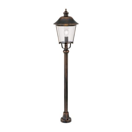Lámpara de exterior KENZO 1xE27/100W/230V IP44 bronce/pátina