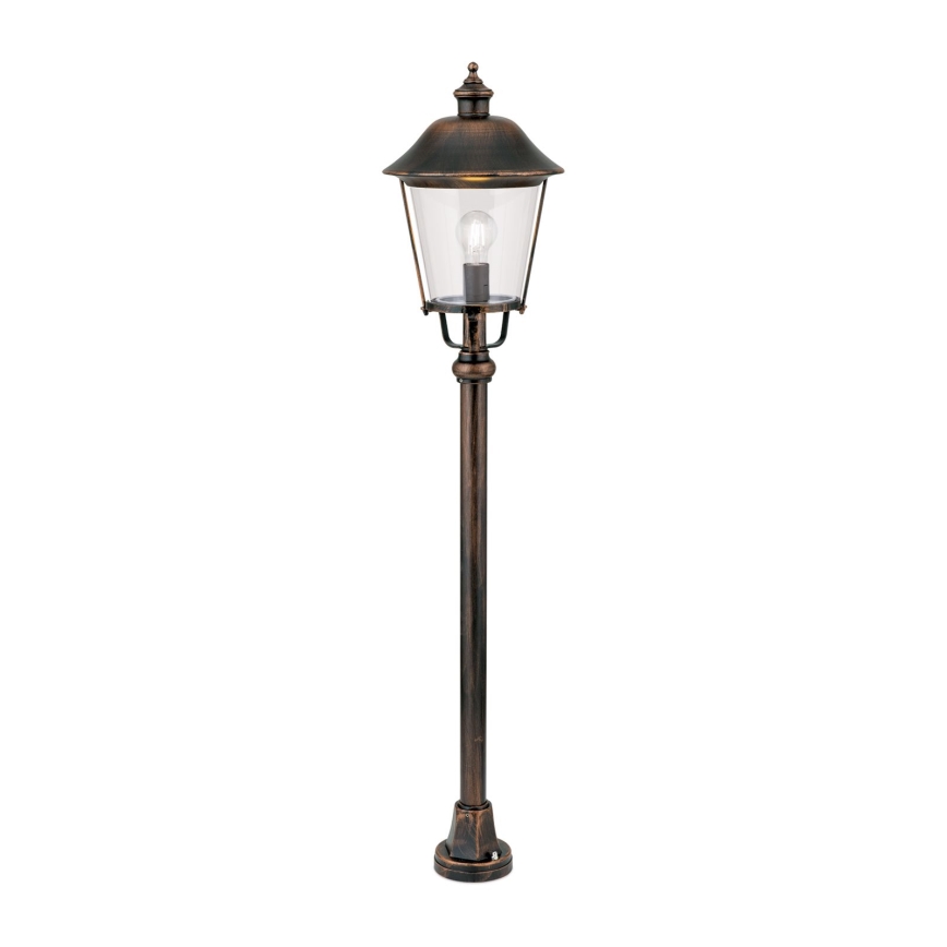 Lámpara de exterior KENZO 1xE27/100W/230V IP44 bronce/pátina