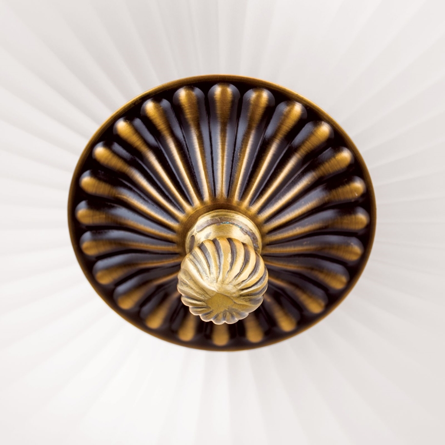 Plafón ROCCA 2xE27/60W/230V diá. 31 cm bronce/blanco