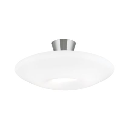 Plafón BLANC 2xE27/60W/230V diá. 49 cm cromo mate