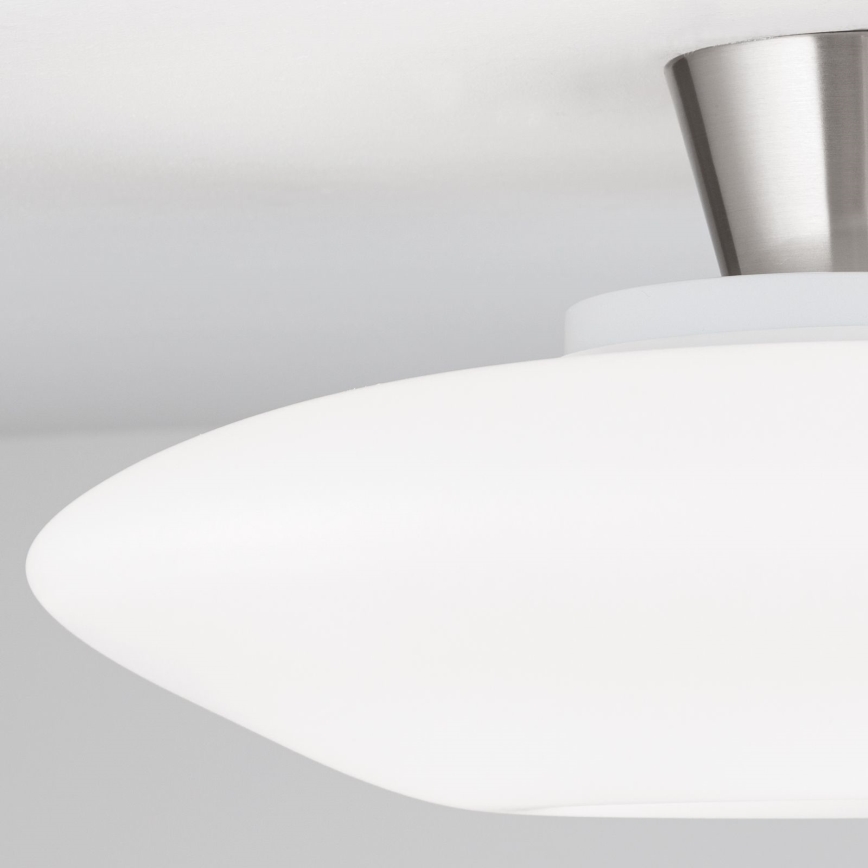 Plafón BLANC 2xE27/60W/230V diá. 49 cm cromo mate