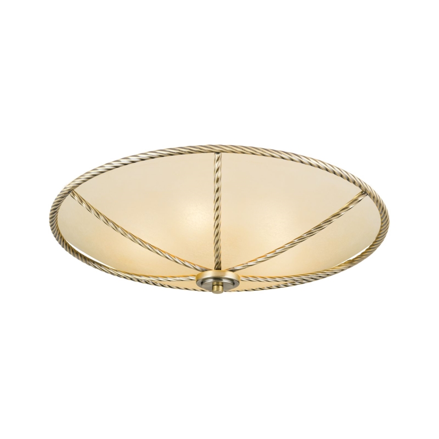 Plafón MAURO 5xE27/60W/230V diá. 56 cm bronce