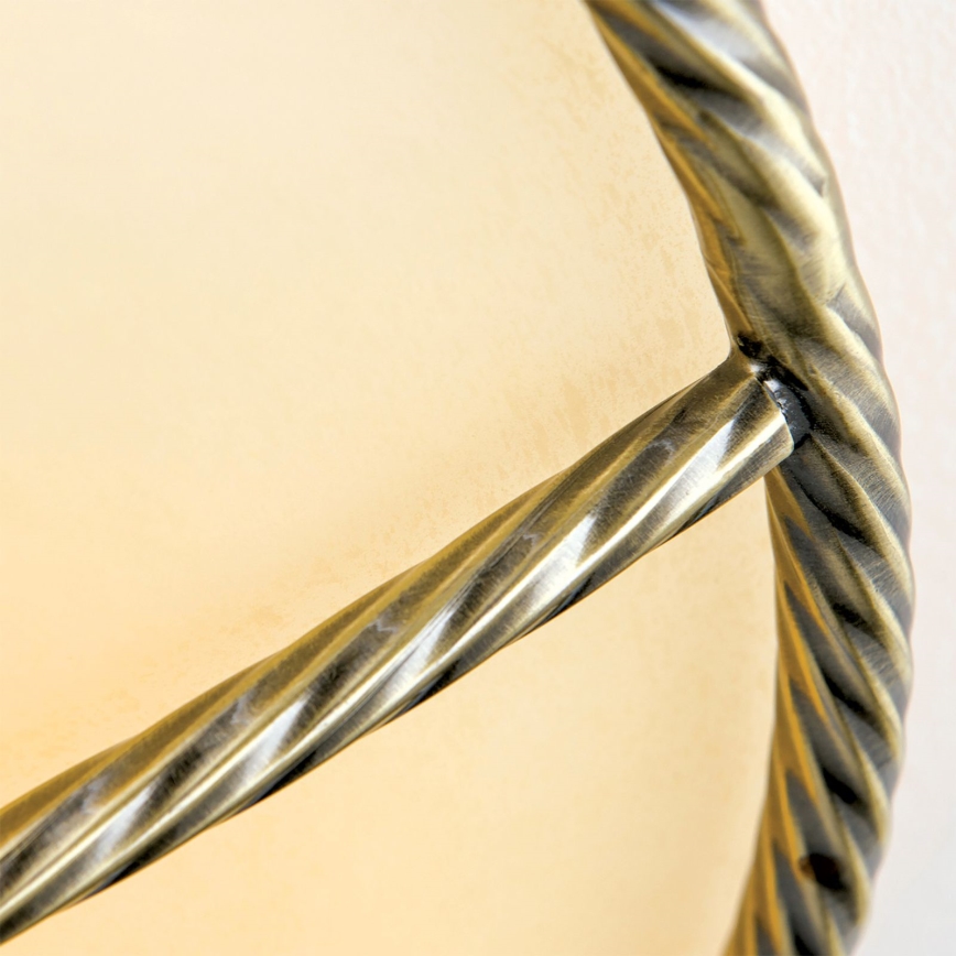 Plafón MAURO 5xE27/60W/230V diá. 56 cm bronce