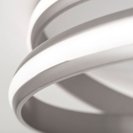 Plafón LED regulable CIRCUS LED/30W/230V plata