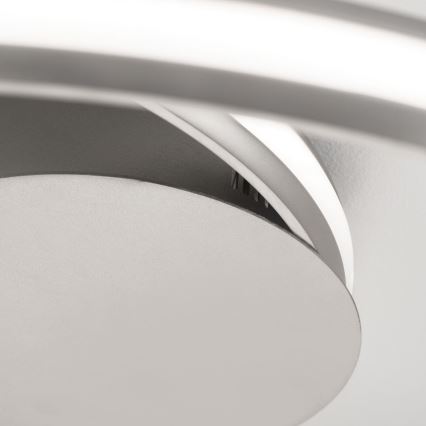 Plafón LED regulable CIRCUS LED/30W/230V plata