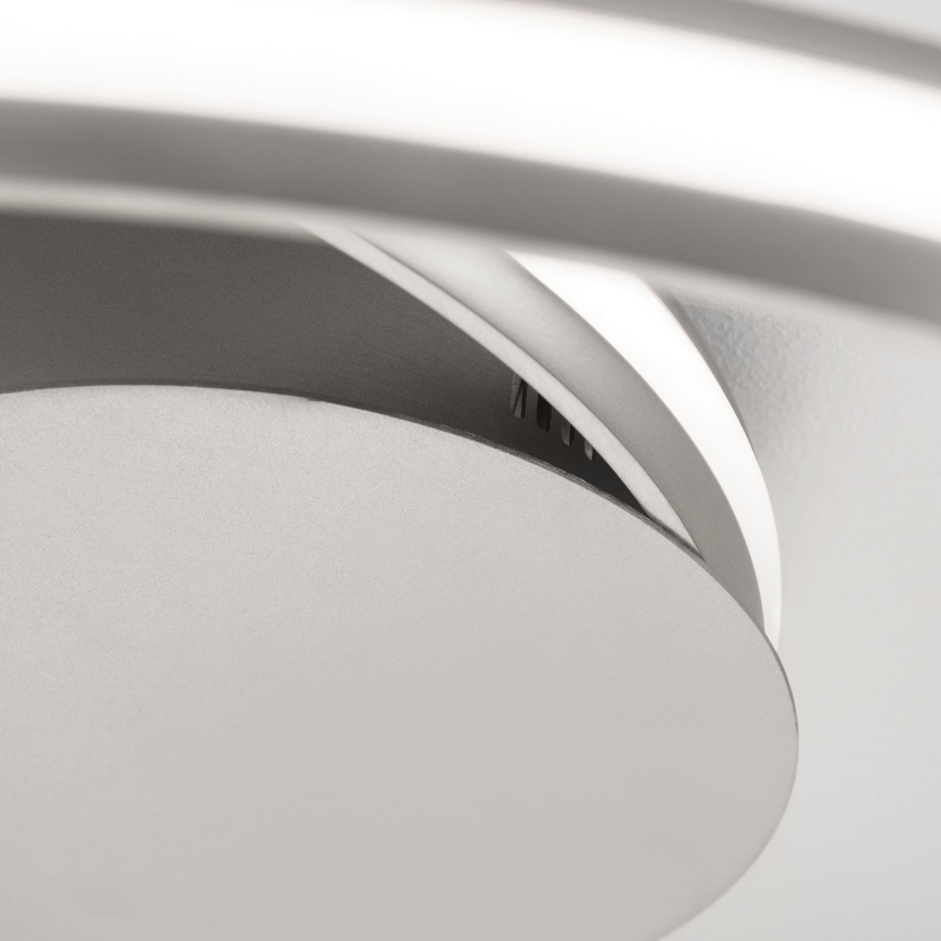 Plafón LED regulable CIRCUS LED/30W/230V plata