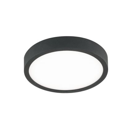 Plafón LED BULLY LED/12W/230V diá. 14 cm negro