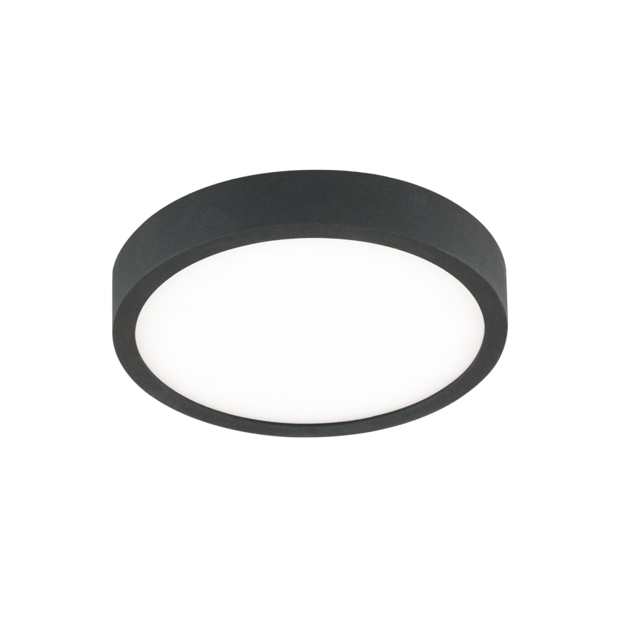 Plafón LED BULLY LED/12W/230V diá. 14 cm negro