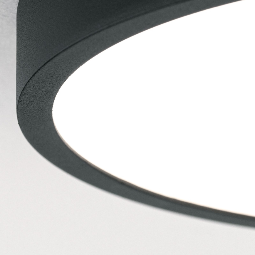 Plafón LED BULLY LED/12W/230V diá. 14 cm negro