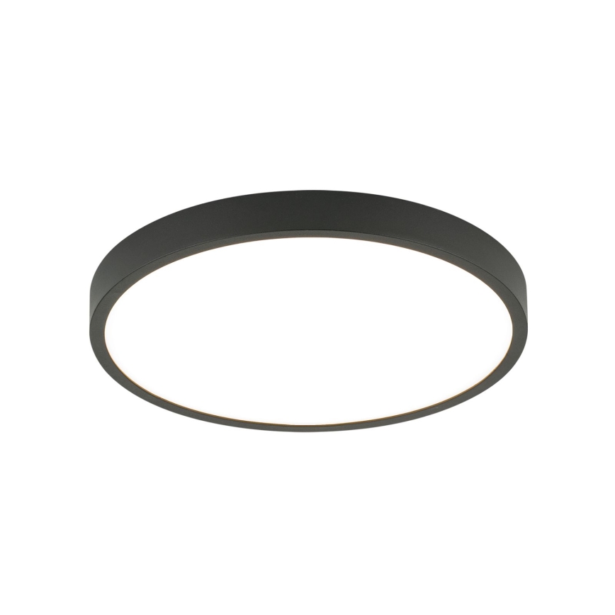 Plafón LED BULLY LED/24W/230V diá. 24 cm negro