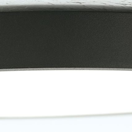 Plafón LED BULLY LED/24W/230V diá. 24 cm negro