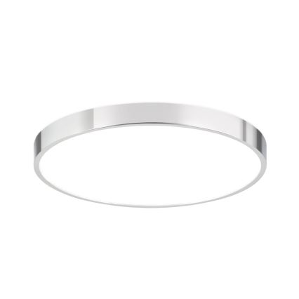 Plafón LED BULLY LED/28W/230V diá. 28 cm cromo brillante