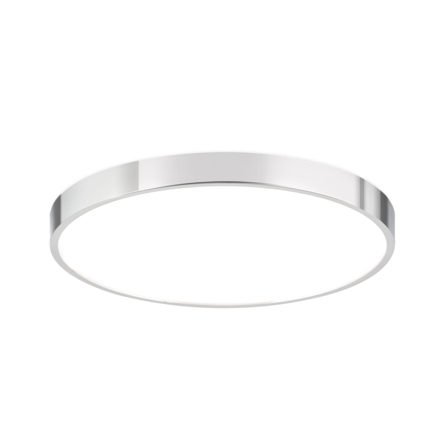 Plafón LED BULLY LED/28W/230V diá. 28 cm cromo brillante