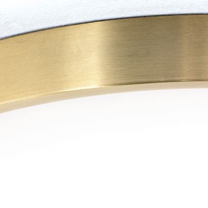 Plafón LED BULLY LED/28W/230V diá. 28 cm dorado